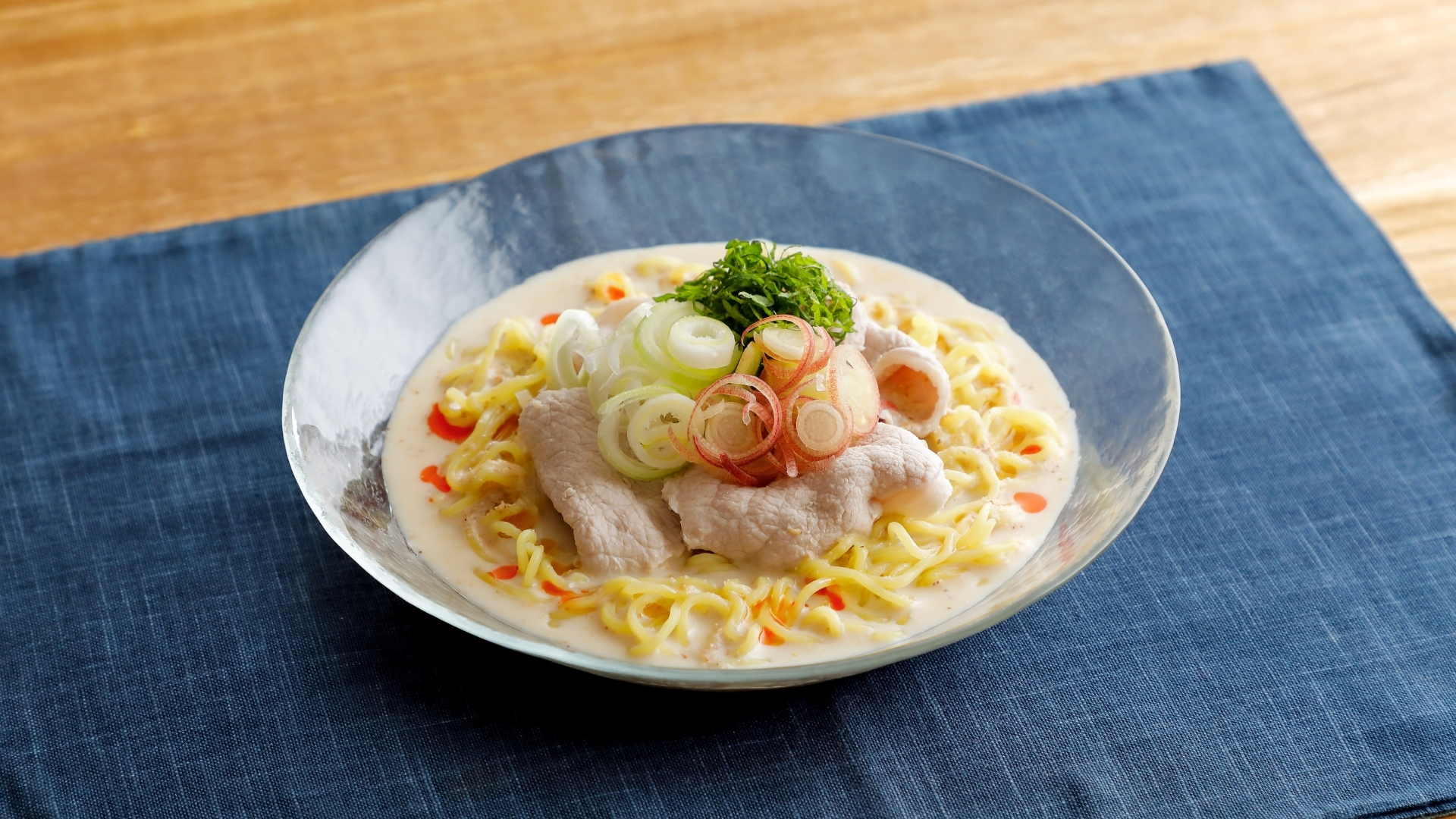 濃厚ごま豆乳豚しゃぶ冷やし麺
