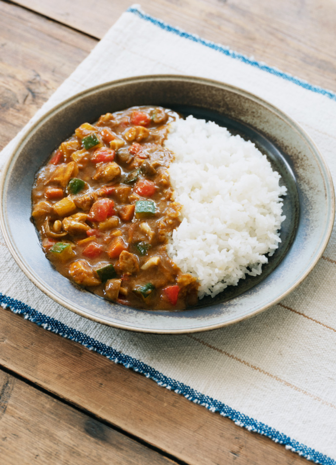 たっぷり野菜のチキンカレー