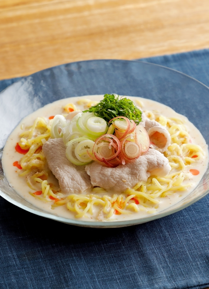 濃厚ごま豆乳豚しゃぶ冷やし麺