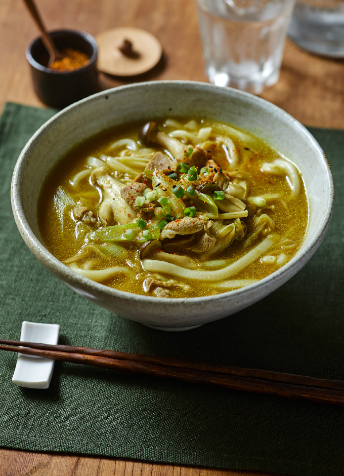 肉きのこカレーうどん